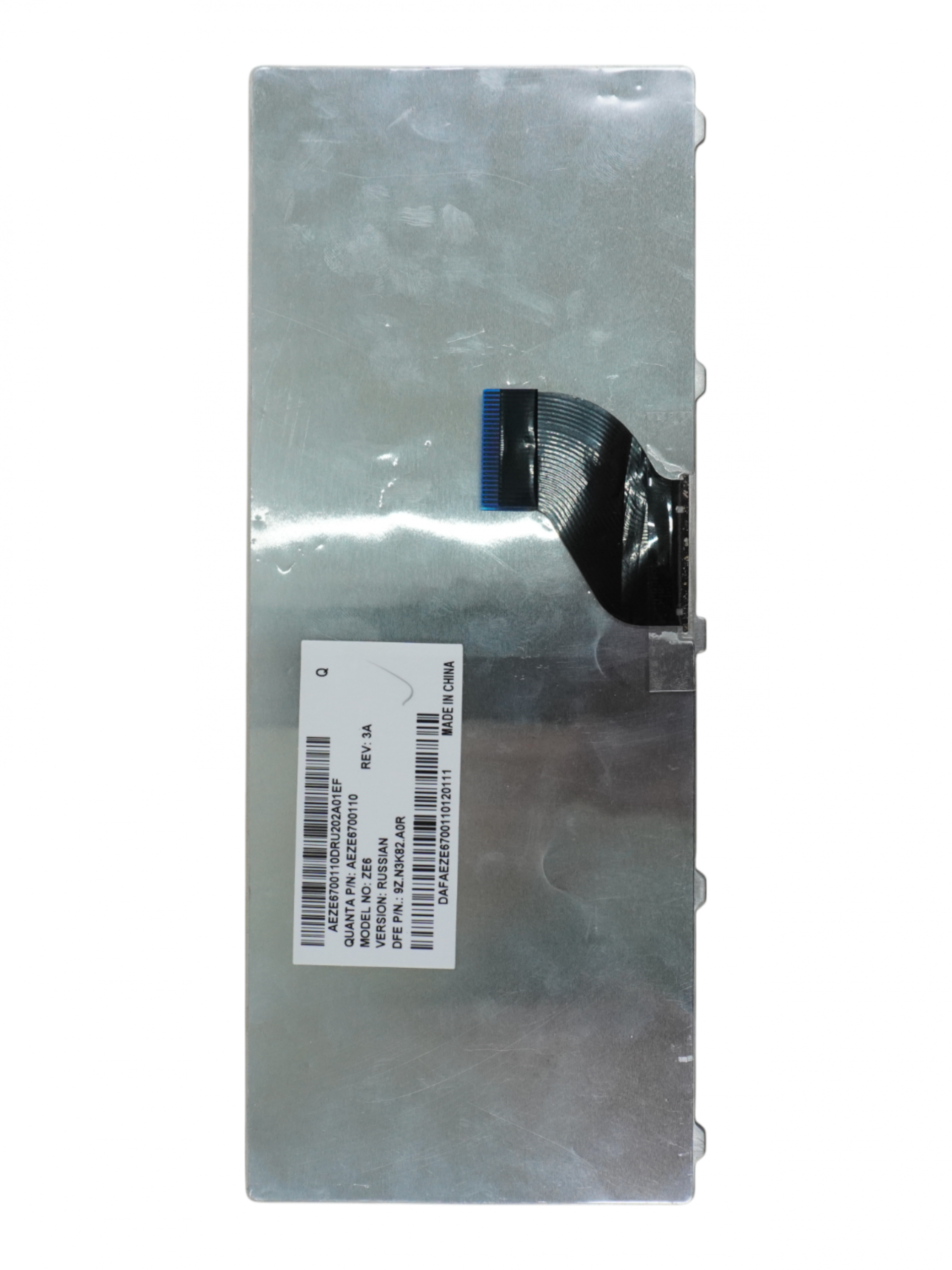 Клавиатура для ноутбука Quanta Computer, ZE6, Черный