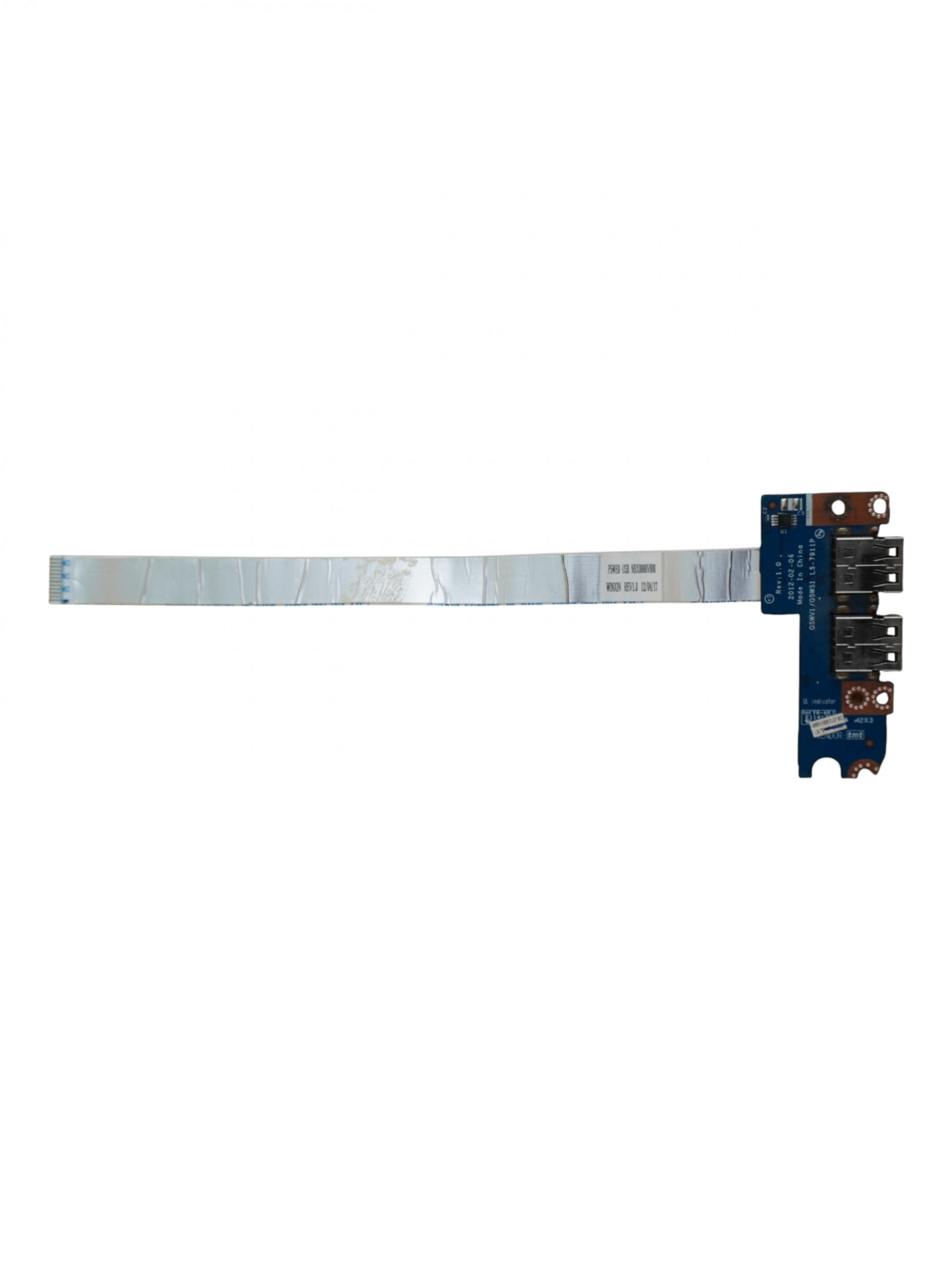 Шлейф USB для ноутбука, Acer, Q5WV1/Q5WS1 LS-7911P, 12 pin
