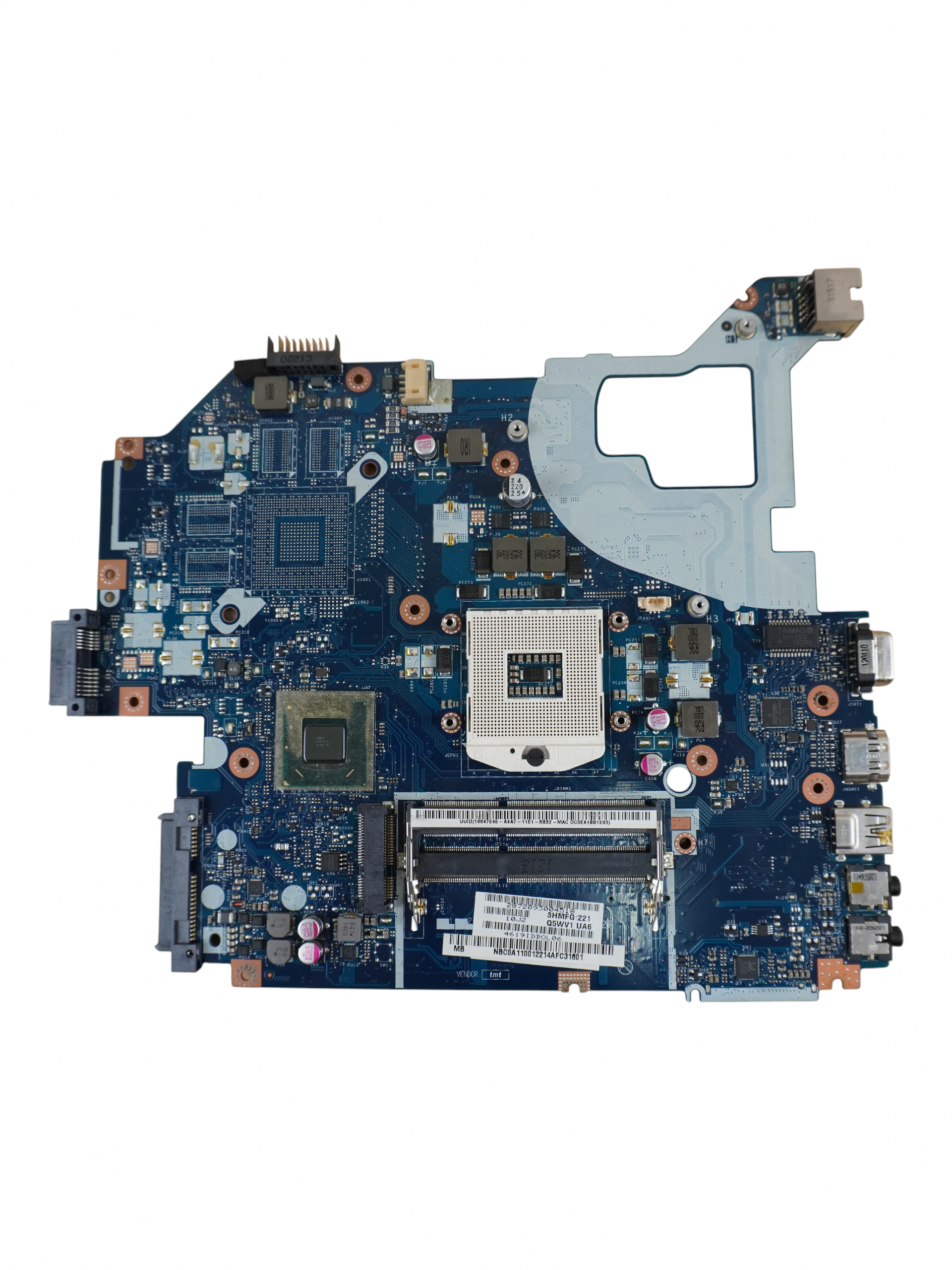 Материнская плата для ноутбука, Acer, Q5WVH LA-7912P Rev: 1.0, rPGA-989 (G2), Intel HM77 Express