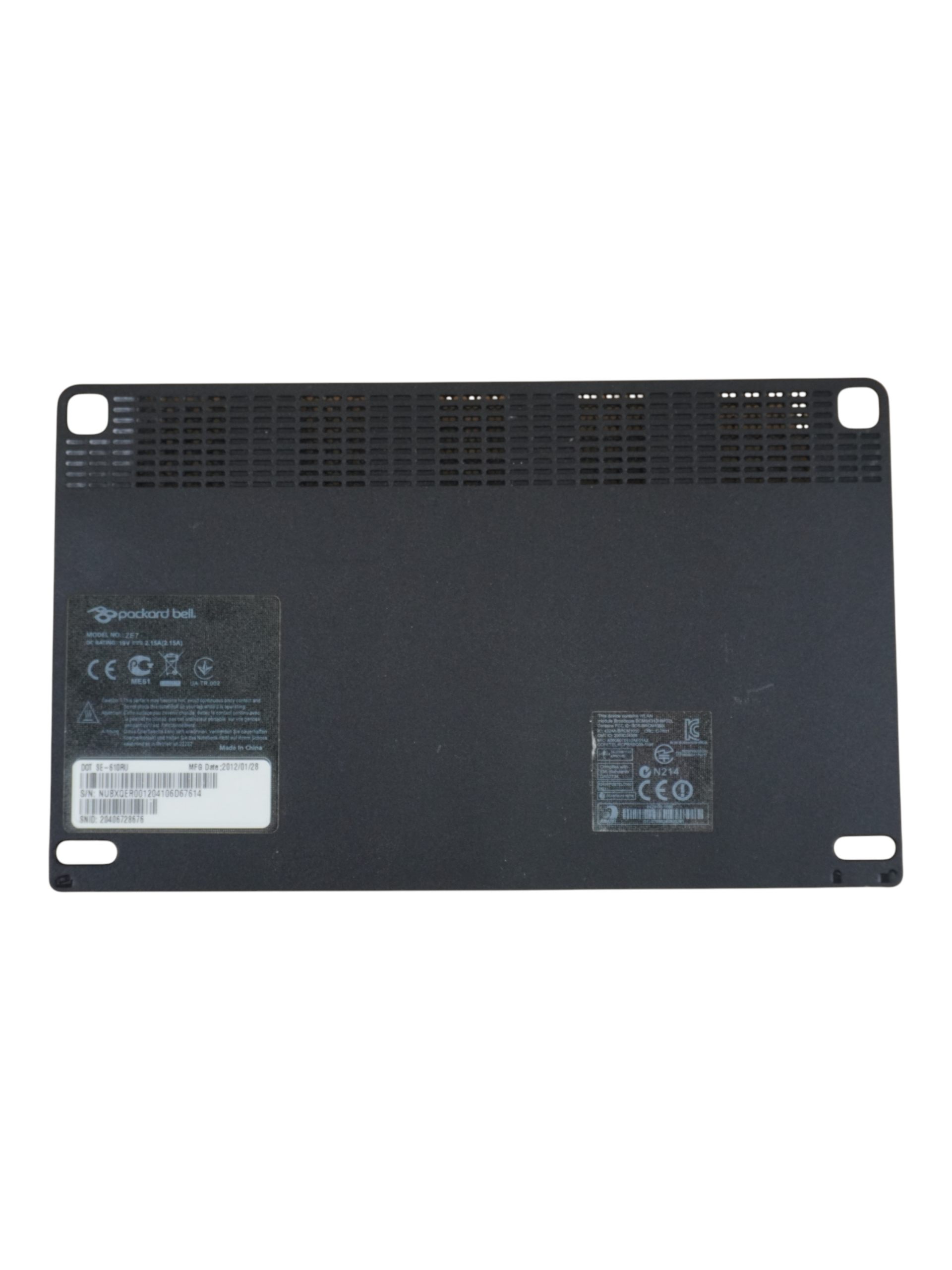 Крышка поддона для ноутубка, Acer, TSA3UZE7BDTN, Черный