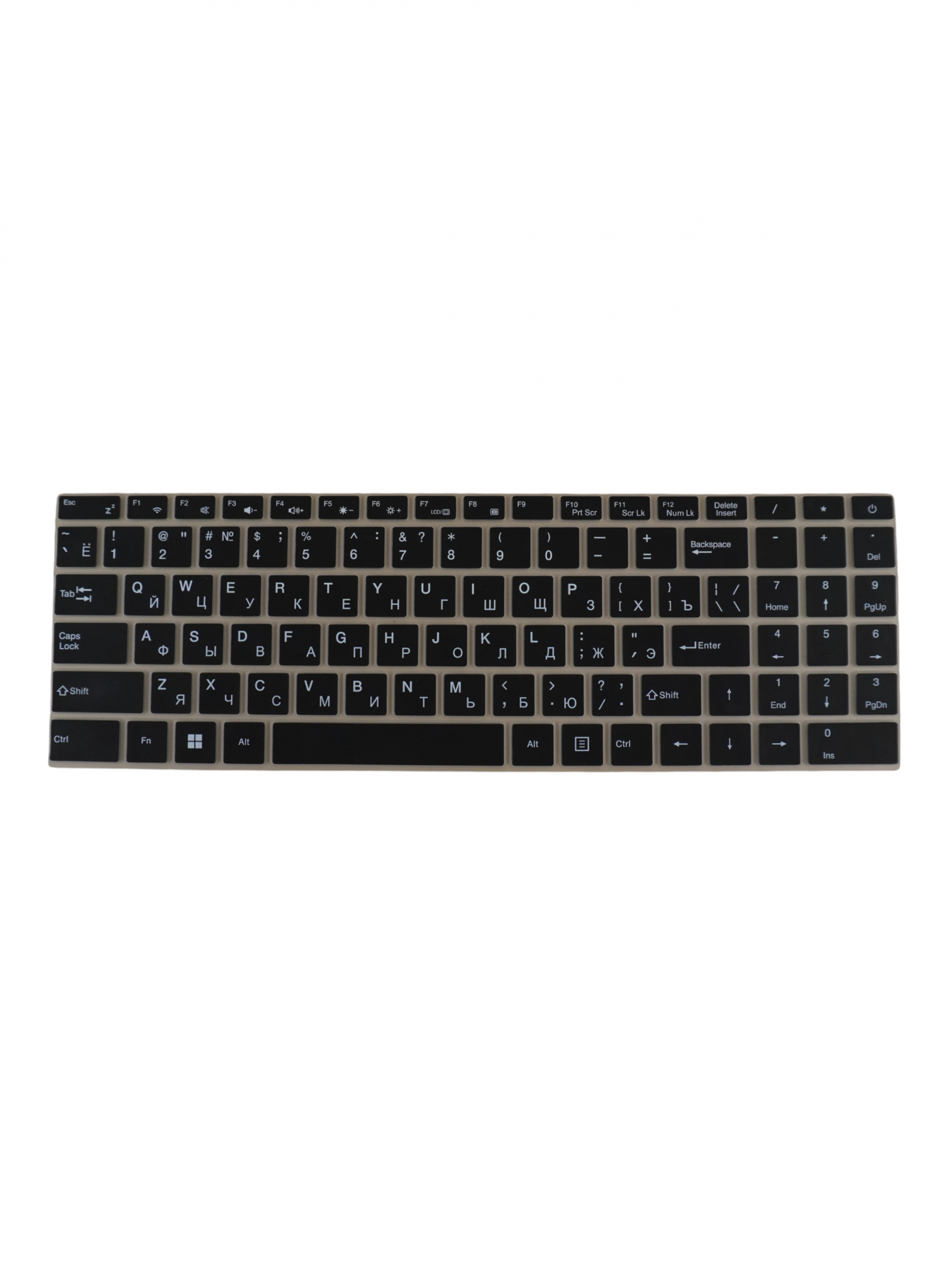 Чехол для клавиатуры для ноутубка, Echips, Joy NQ15E-H, Черный