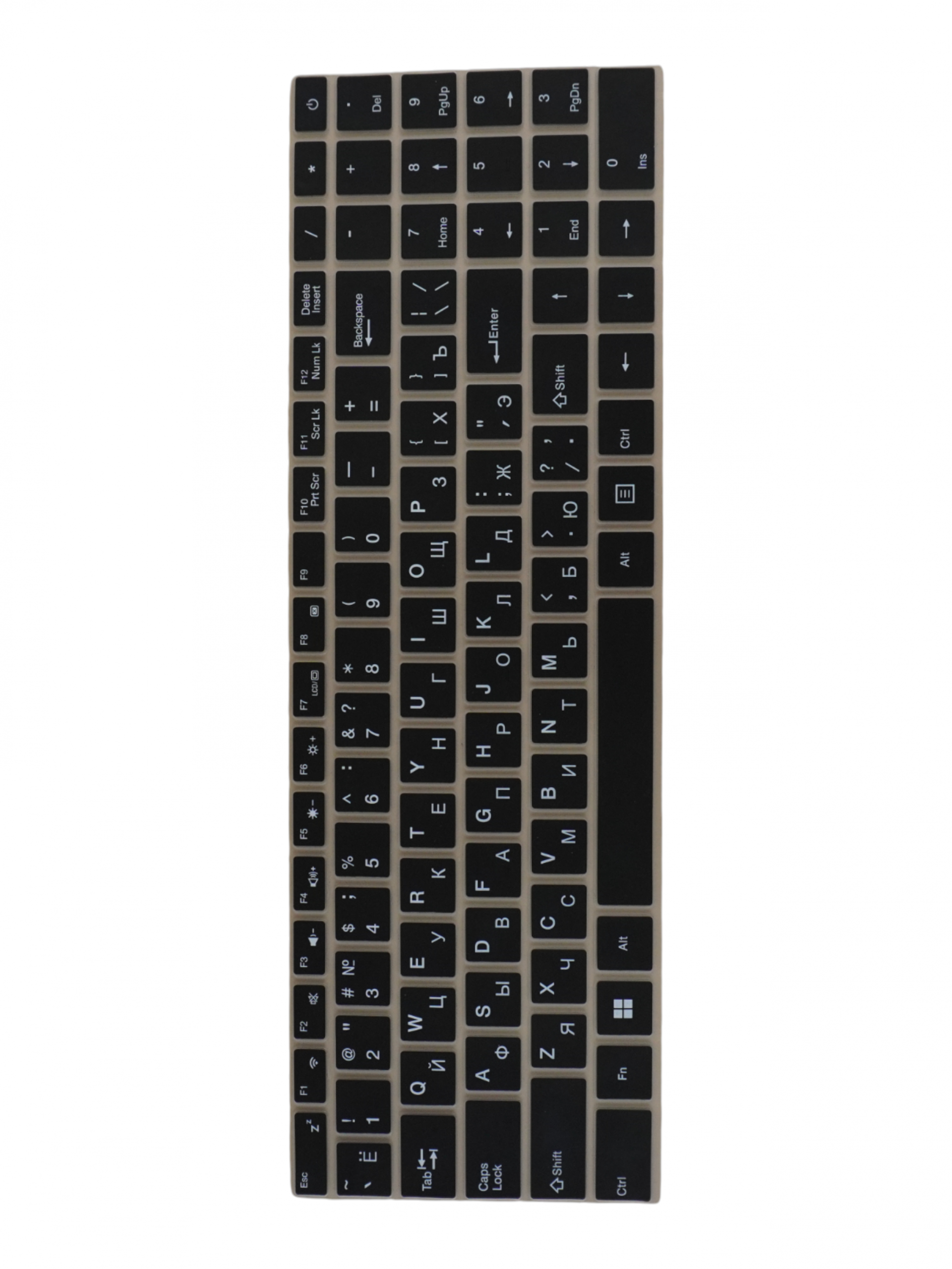 Чехол для клавиатуры для ноутубка, Echips, Joy NQ15E-H, Черный