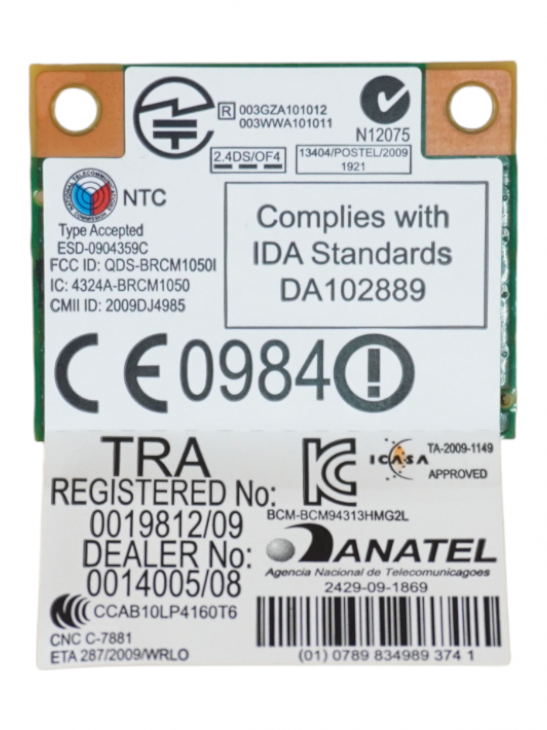 Wi-Fi модуль для ноутбука, Broadcom, BCM94313HMGZL, Mini PCI-Express